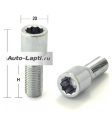 Болт M12x1,5 (54/ 28) под многогранник спец. внутр цинк (ИТАЛИЯ) VST20A28 BC