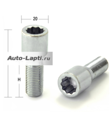 Болт M14x1,5 (53/ 28) под многогранник спец. внутр цинк (ИТАЛИЯ) VST20D28 BC