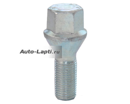 Болт M12x1,25 (54/ 26) hex17 конус цинк (ИТАЛИЯ) 303057Z CF