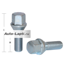 Болт M12x1,5 (52/ 28) hex17 конус цинк S-966-07