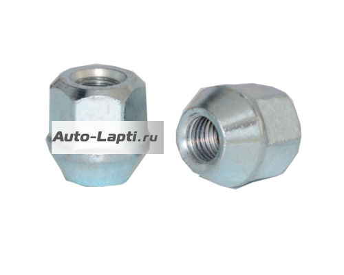 Гайка M12x1,25 (25) hex19 открытая, конус цинк (ИТАЛИЯ) 303765Z CF