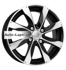 K&K 5,5x14/4x98 ET40 D58,5 Джемини (КС480) Алмаз черный