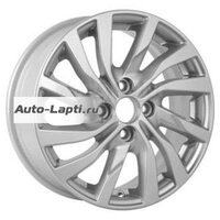 K&K 6x15/4x100 ET50 D60,1 Lada Vesta (КС882) Сильвер