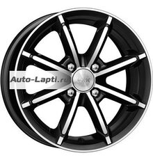 K&K 6x14/4x100 ET40 D67,1 Sportline (КС603) Алмаз черный