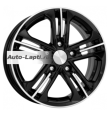 K&K 6x15/5x100 ET38 D57,1 Trinity-оригинал (КС615) Алмаз черный КС615