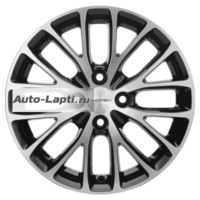 Khomen Wheels 6x15/4x100 ET48 D54,1 KHW1506 (Rio/Solaris) Black-FP