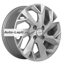 Khomen Wheels 5,5x14/4x100 ET43 D67,1 KHW1402 (Solaris/Logan/Rio) F-Silver-FP