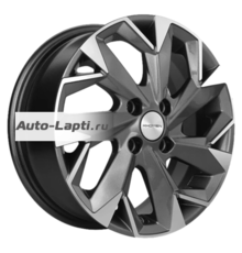 Khomen Wheels 5,5x14/4x100 ET43 D67,1 KHW1402 (Solaris/Logan/Rio) Gray-FP