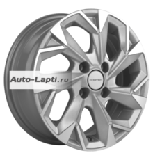 Khomen Wheels 5,5x14/4x100 ET43 D60,1 KHW1402 (Toyota Corolla) F-Silver-FP