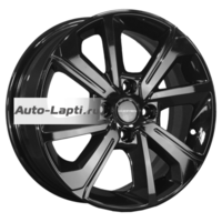 Khomen Wheels 6x15/4x100 ET50 D60,1 KHW1501 (Vesta) Black