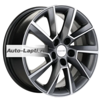 Khomen Wheels 6x15/5x100 ET38 D57,1 KHW1507 (Rapid/Fabia) Gray-FP