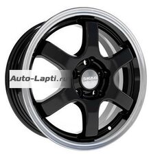 Скад 6x15/5x100 ET38 D57,1 Киото (КЛ249) Антрацит-алмаз (АРС 014 black)