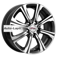 iFree 6x15/5x100 ET38 D57,1 Апероль (КС862) Блэк Джек